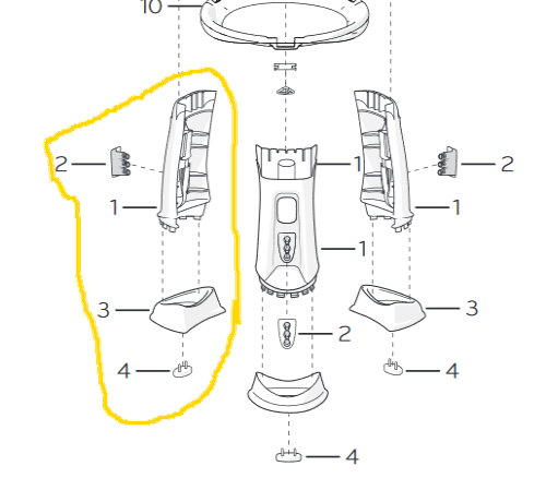 oball bounce o bunch activity center parts